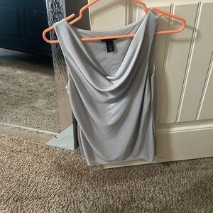 Slouchy front dressy tank